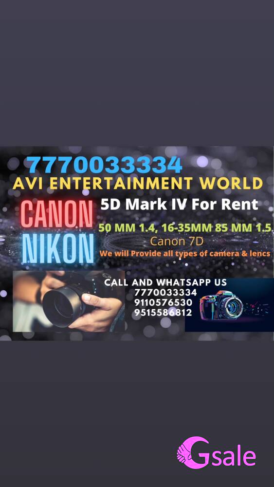 AVI CAMERA RENTELS 