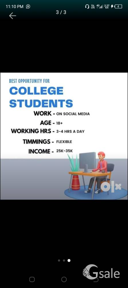 If you want a job.