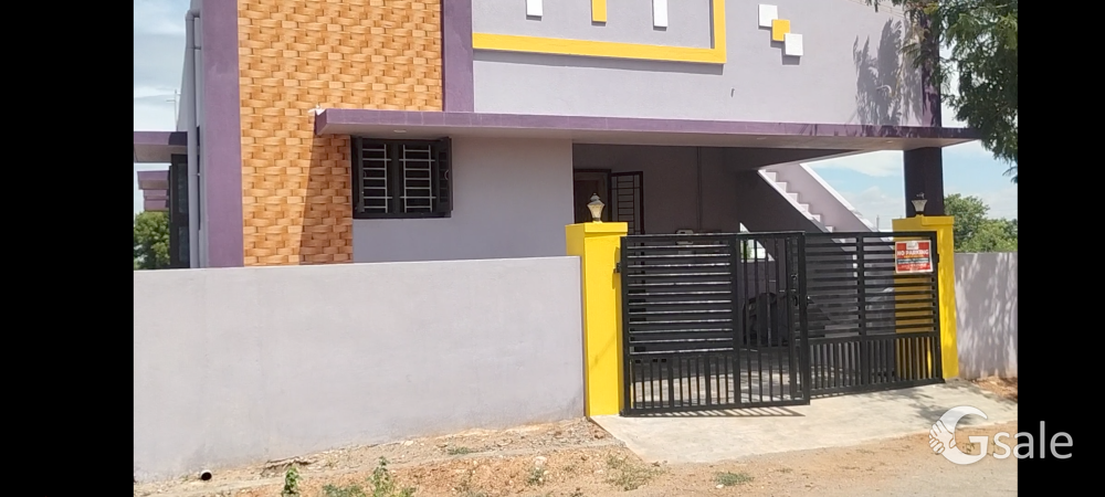 PRICE 55/LAKHS NEW INDIVIDUAL HOUSE SALE THANJAVUR TO TRICHY HIGHWAY IN VALLAM CUT ROAD 400/METERS