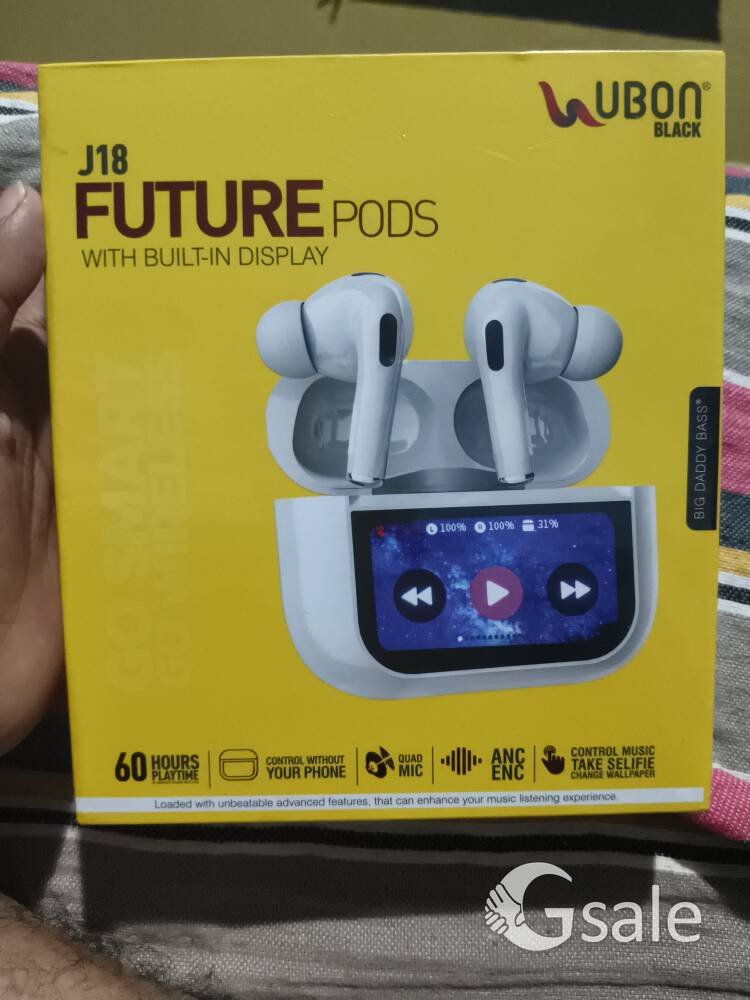 ubon j18 future pods with built in display 