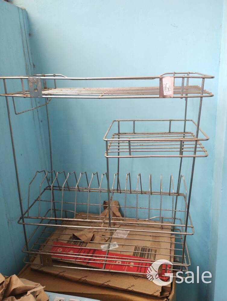 Floor Mounted Stainless Steel Kitchen Rack