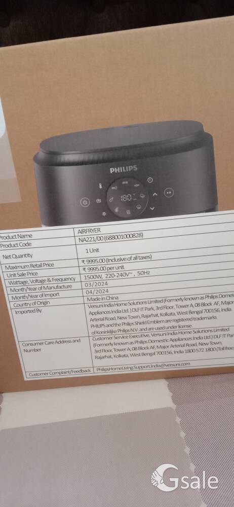 brand new packed phillips air fryer