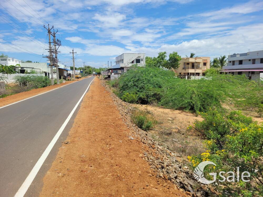 Residential Plot 6 kms from New Bus Stand, 2nd and 3rd plot from road base