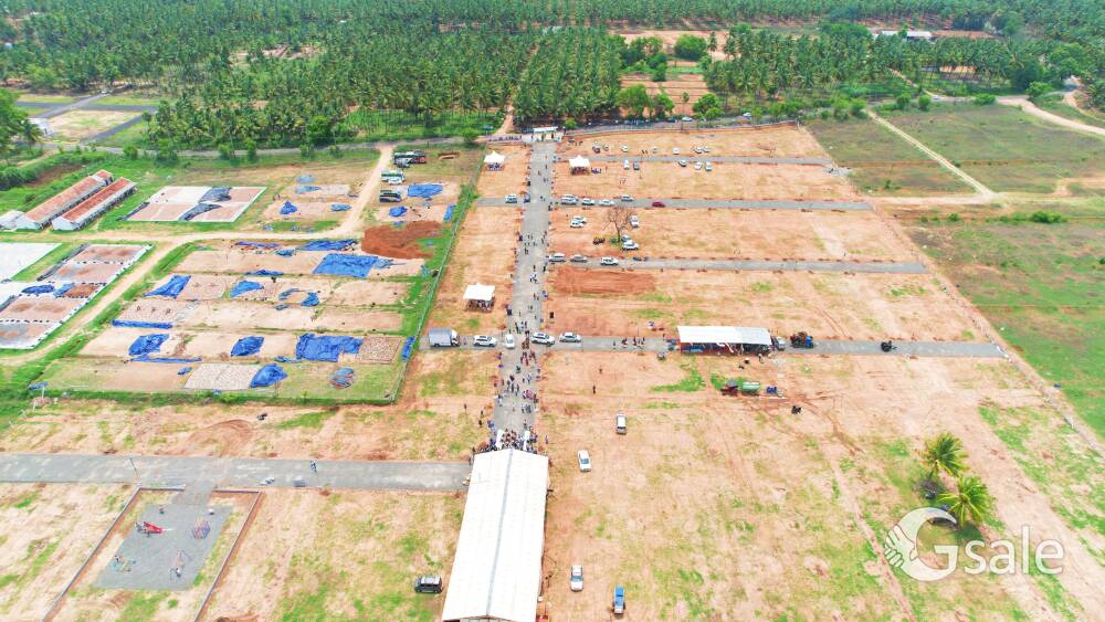 Low Price DTCP Approved Plots Sales Pollachi Udumalai Highway Nallampalli அருகில் 