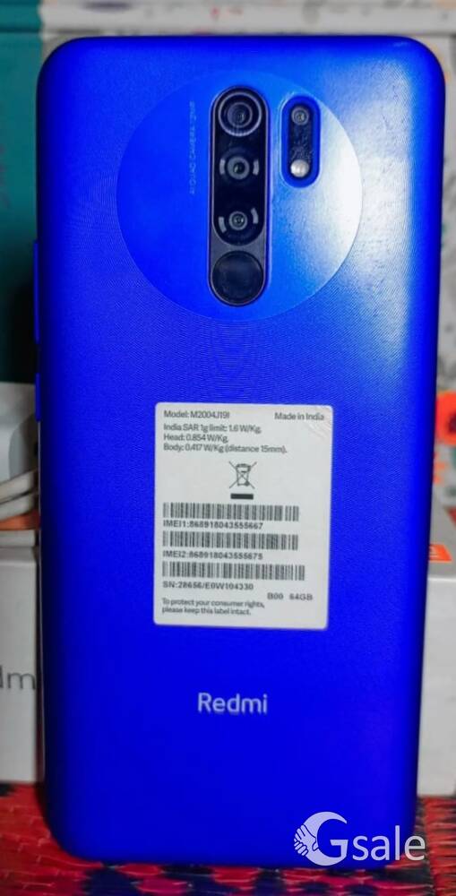 Redmi 9 prime (4GB+64) in very good condition