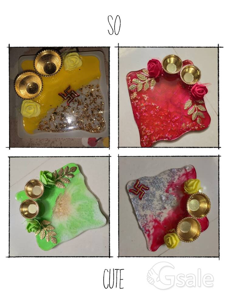 Pooja Resin Thali 