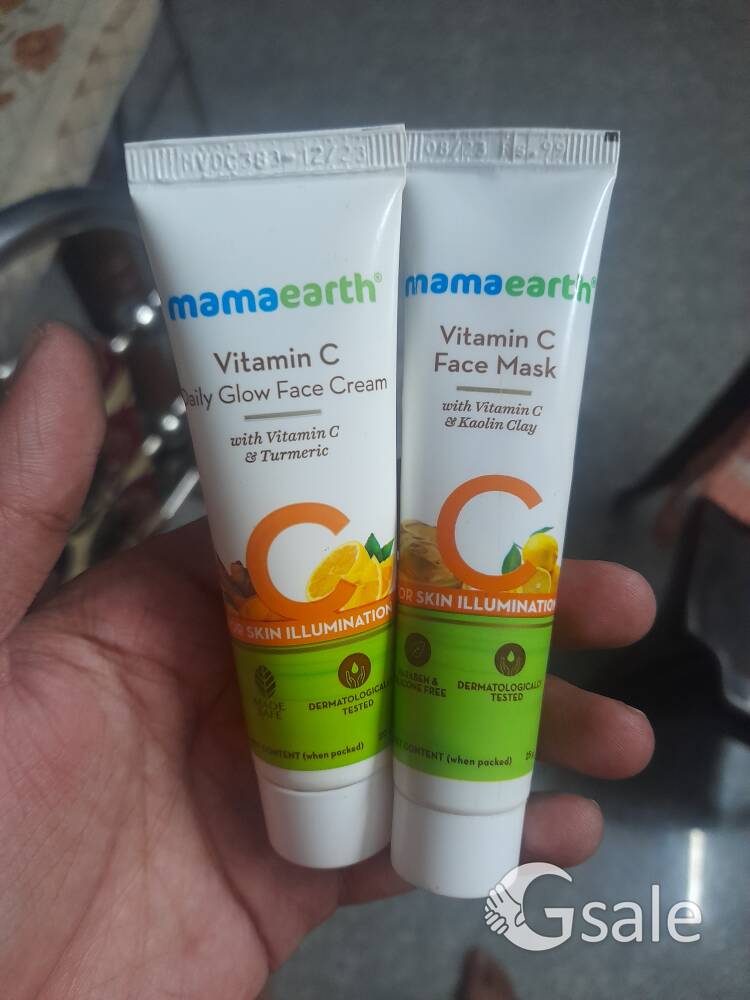 mamaearth face mask and face cream combo 