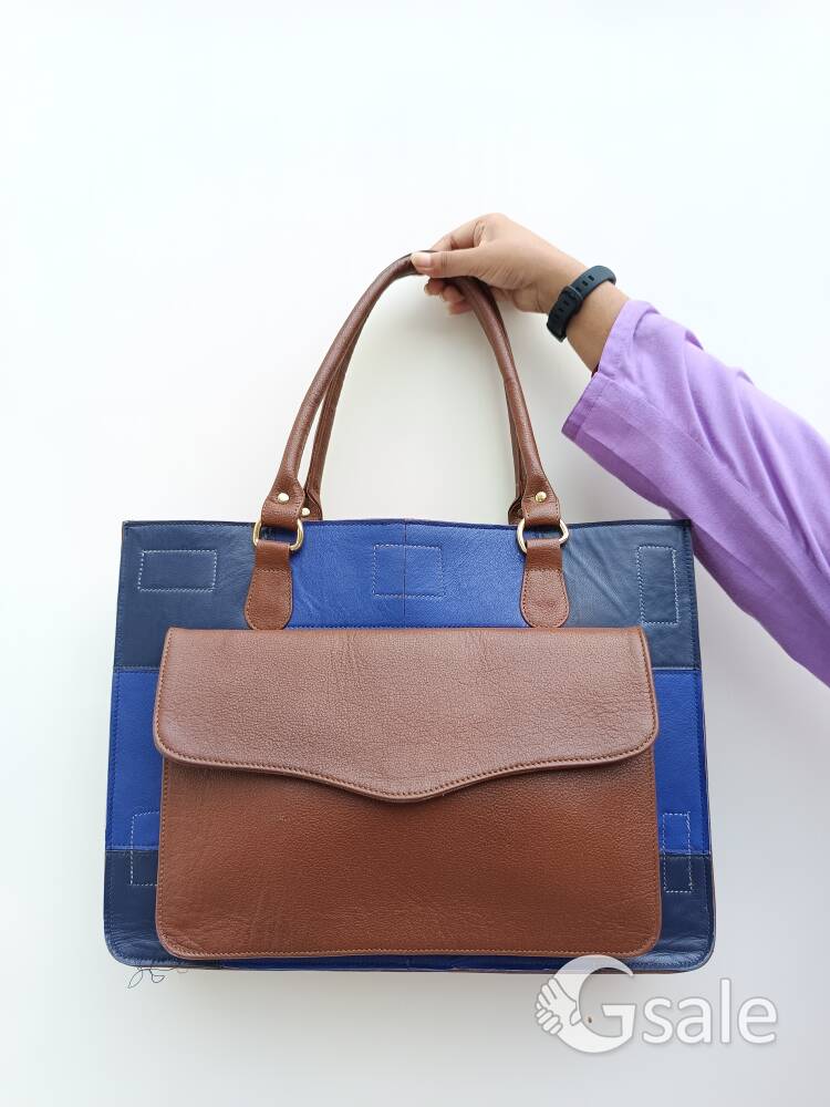leather tote Bag