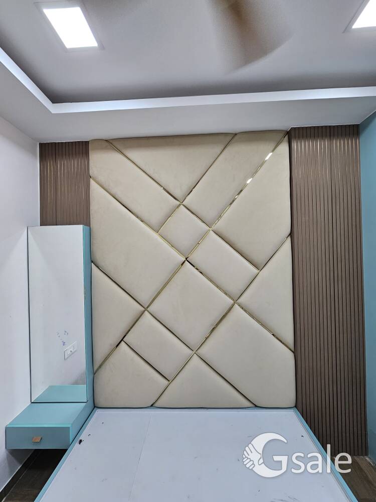 Sofa ,Headboard, Cot,curtain own  Manufacturing 