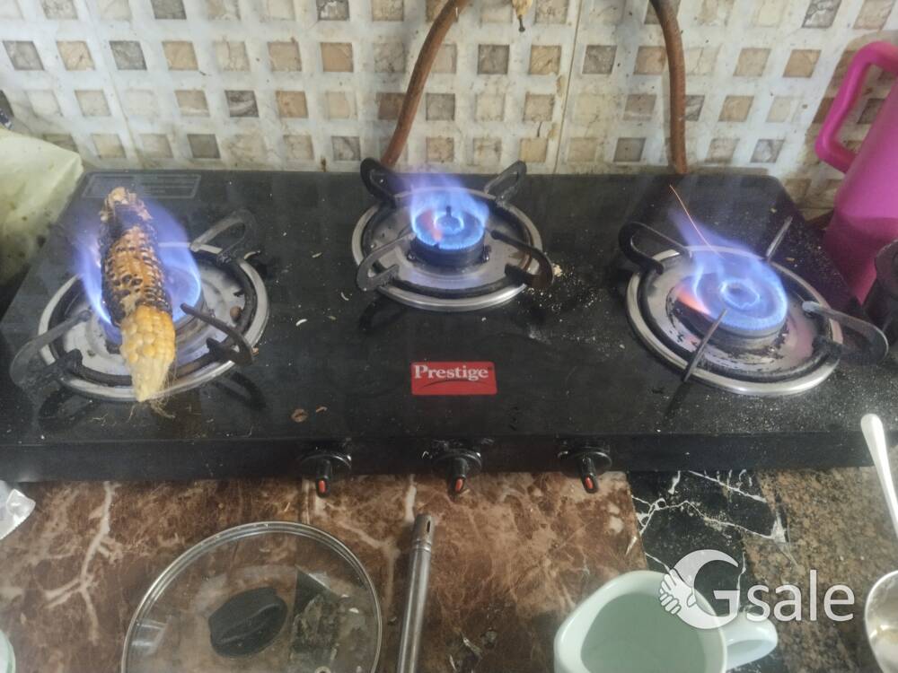 prestige 3 burner gas stove