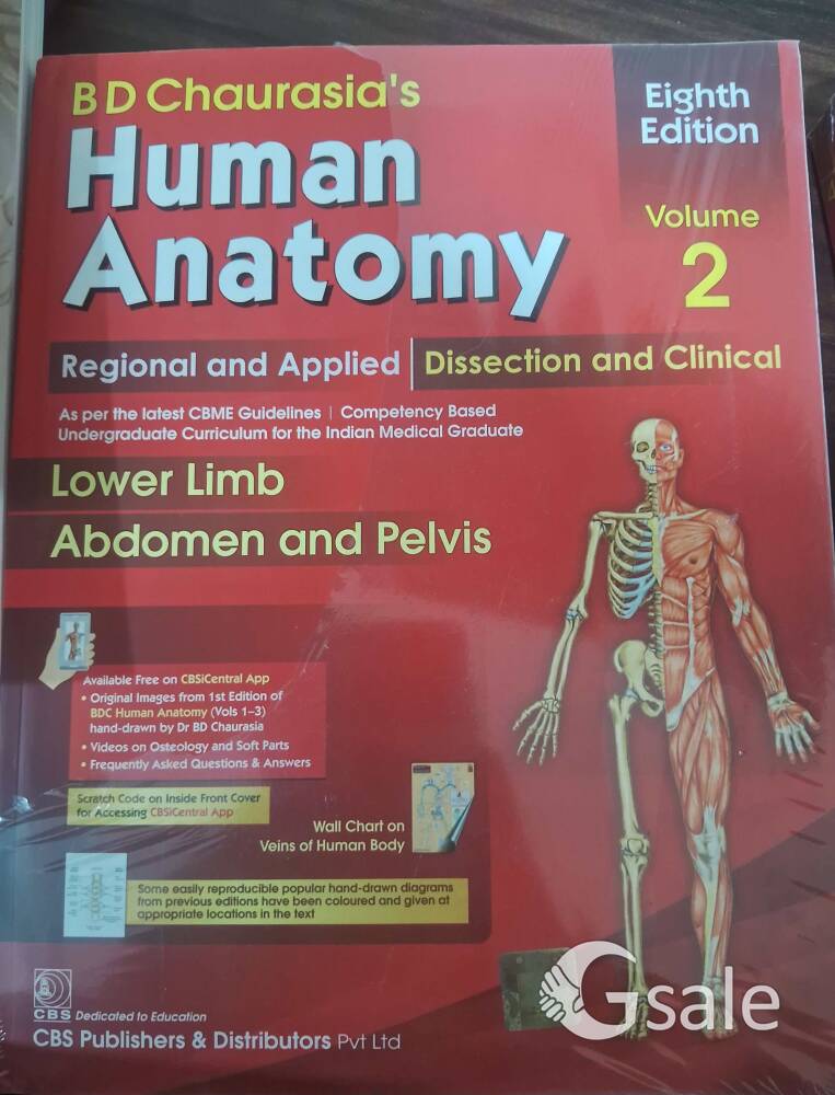 Medical Human Anatomy Book by BD Chaurasia 