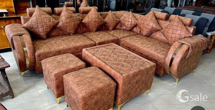 premium quality L sofa manufacturing customise size all design and colours 