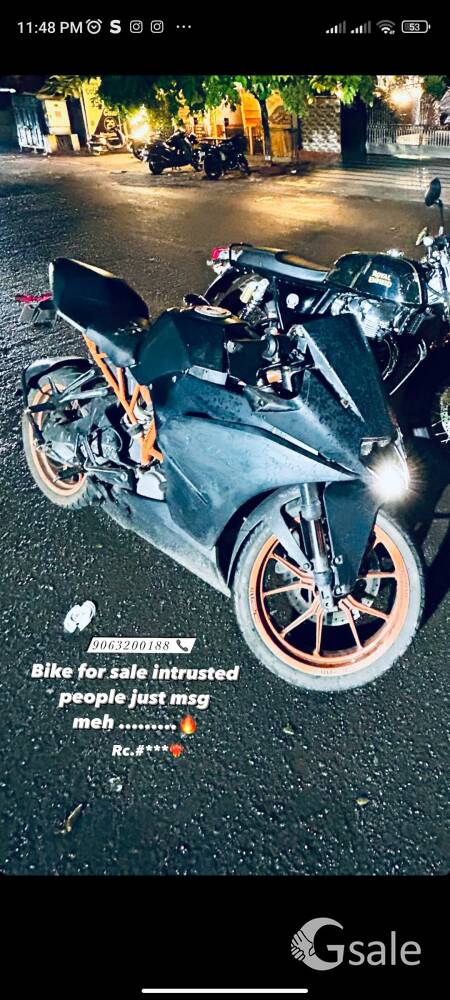 rc 200 good condition bike 