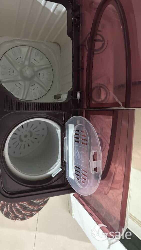 refrigerator, washing machine and soda cum bed