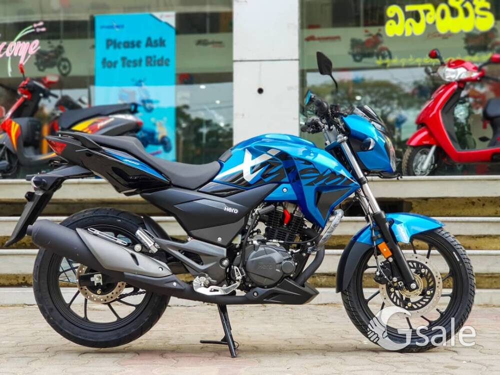 हीरो एक्सट्रीम 200r ब्लू कलर