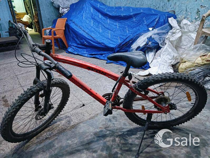 mountain bike less used newly buyed 
