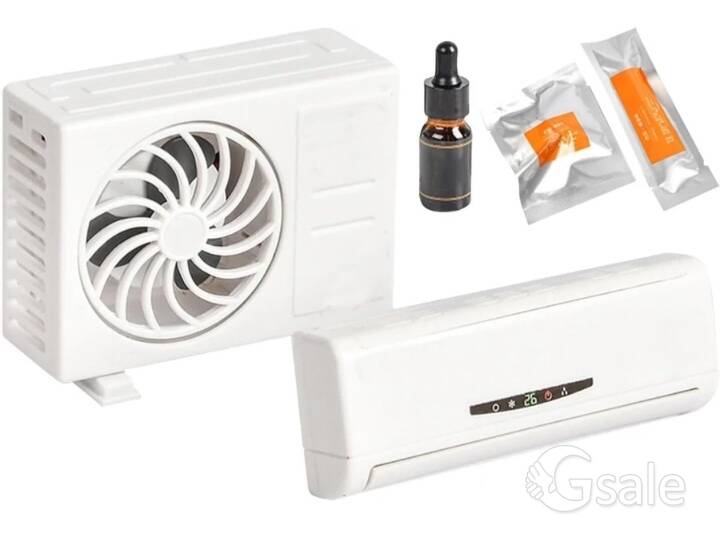 Mini solar ac for car