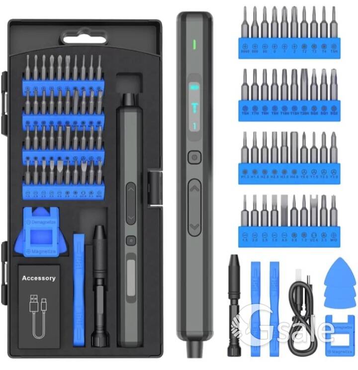 SERPLEX সারপ্লেক্স Mini Electric PrecisionScrewdriver with 40 Bits স্ট্যান্ডার্ড স্ক্রুড্রাইভার সেট