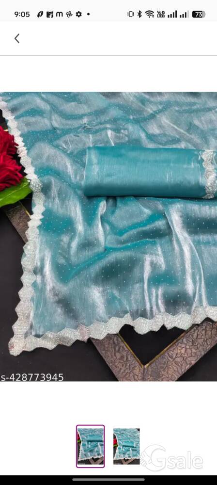 😍👌 Karva Chauth special festival party wear sari 