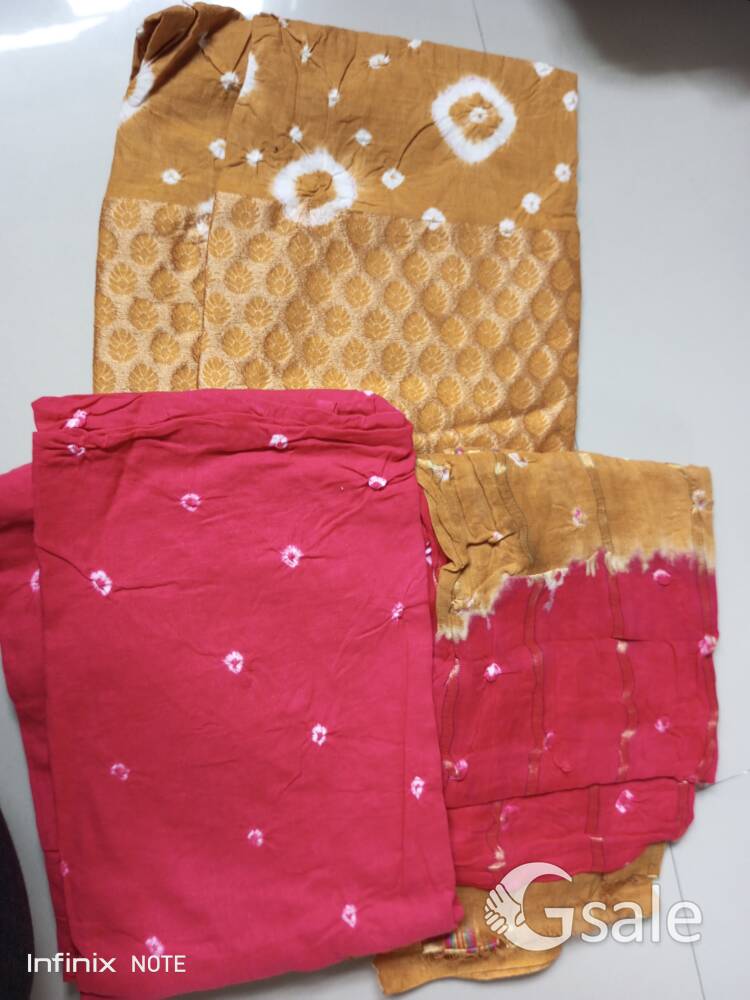 bandhni dress material