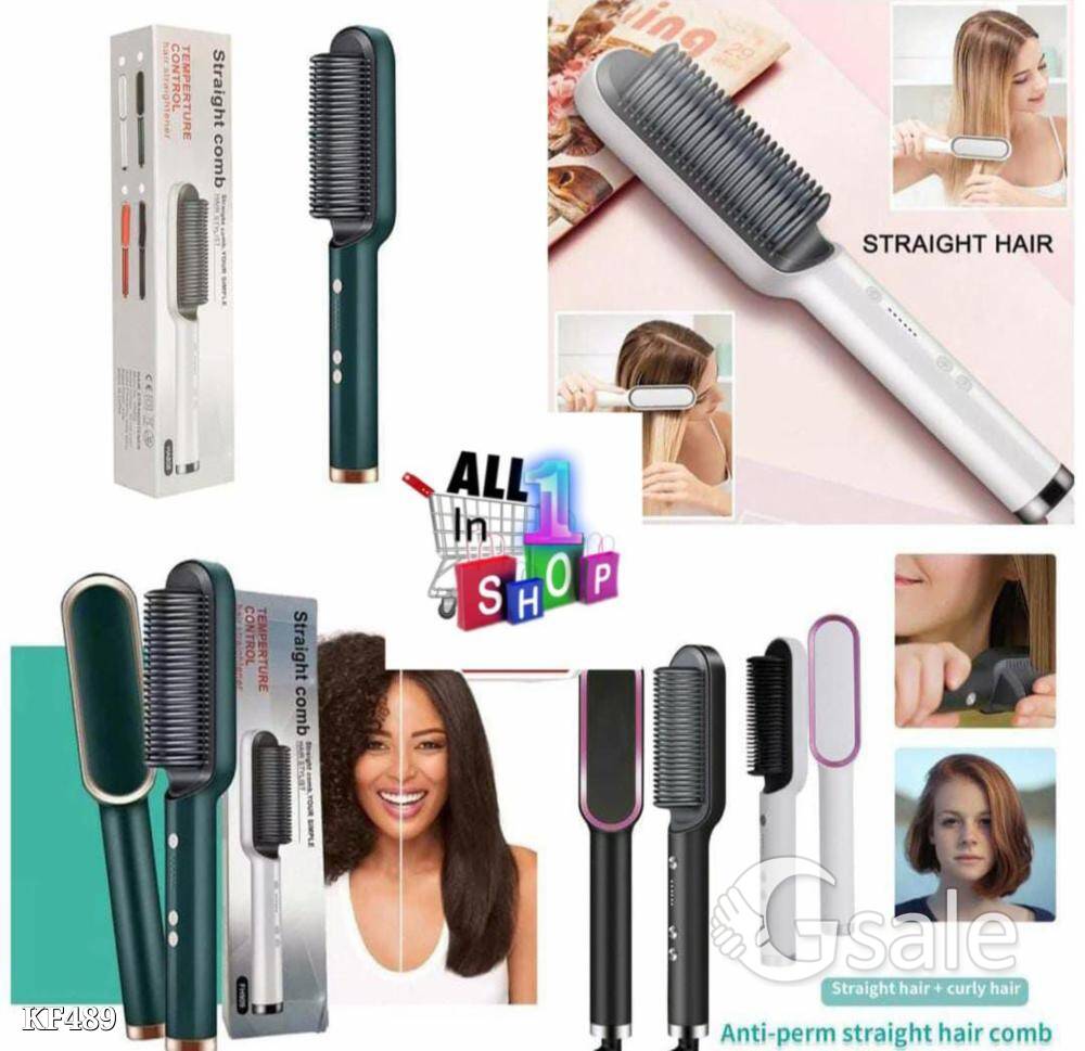   Hair Straightener Comb Brush For Men & Women