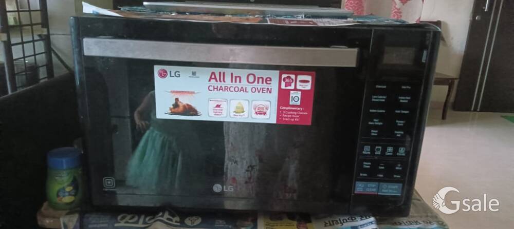 LG MJ3296BFT: 32L, smart inverter, stainless steel, touch controls