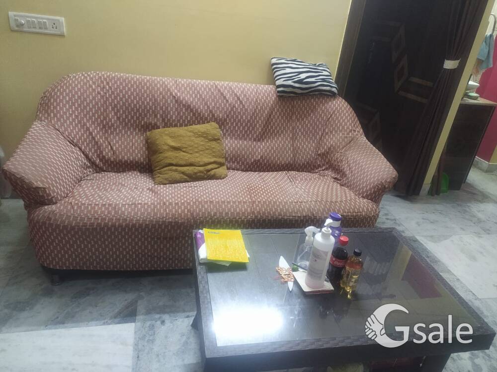 Black 3 Seater Sofa 
