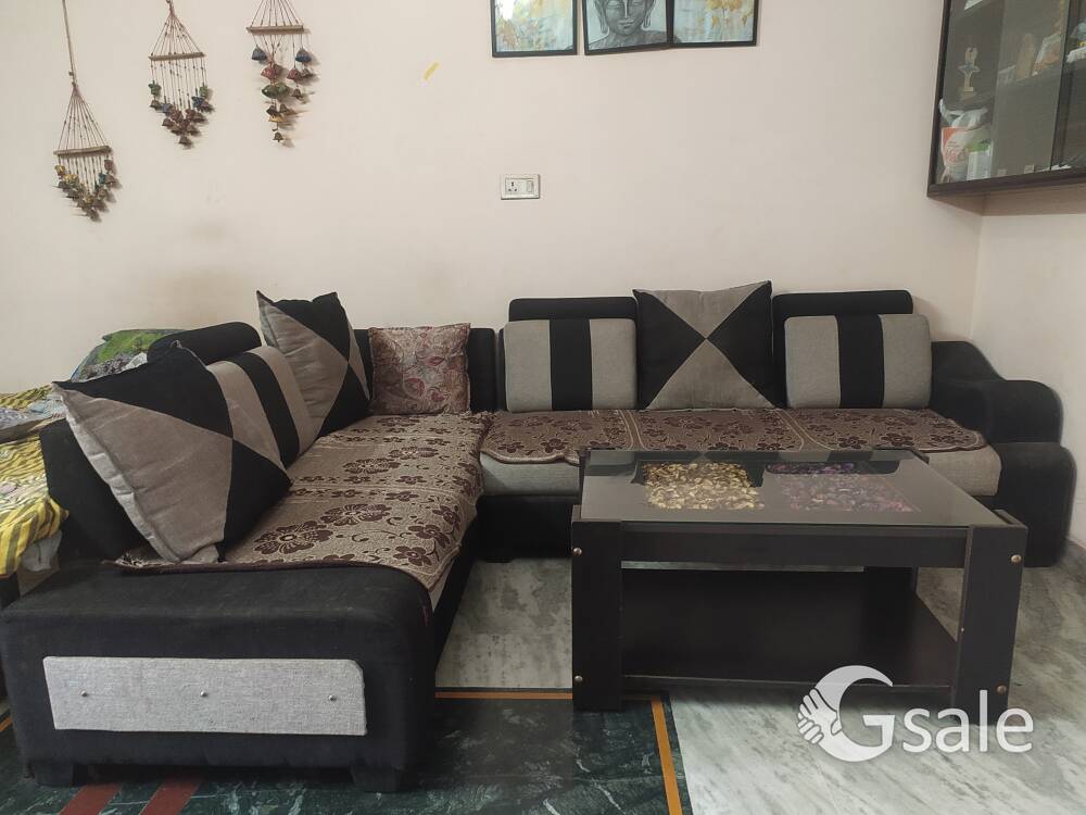 L shape 6 seats sofa 