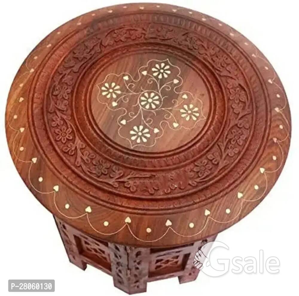 Wooden Round Octa Legged Stool