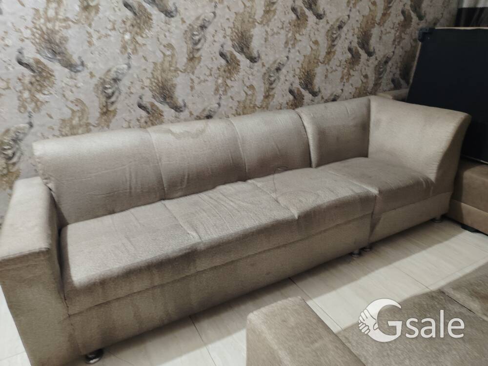 saven seater heavy and comfortable sofa l shape 