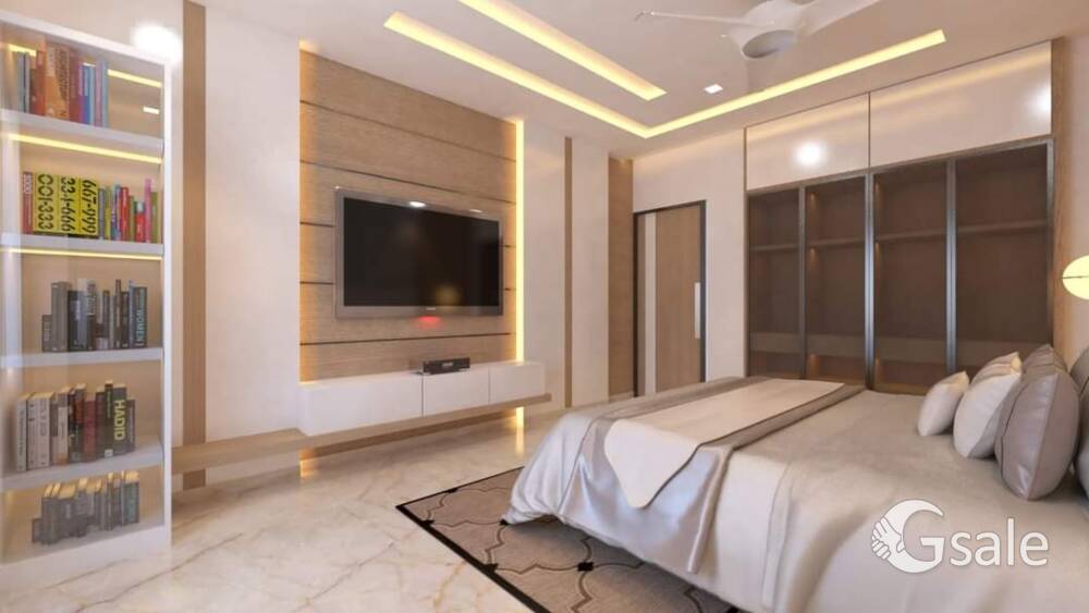 1/4 BHK flat in interior furniture work solution 