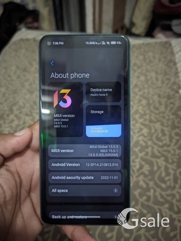 Xiaomi Redmi Note 9