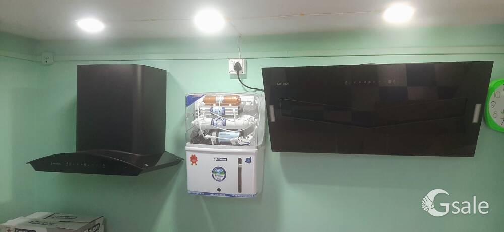 KICHAN CHIMNEY WITH Ro Water Purifies Machines Free 