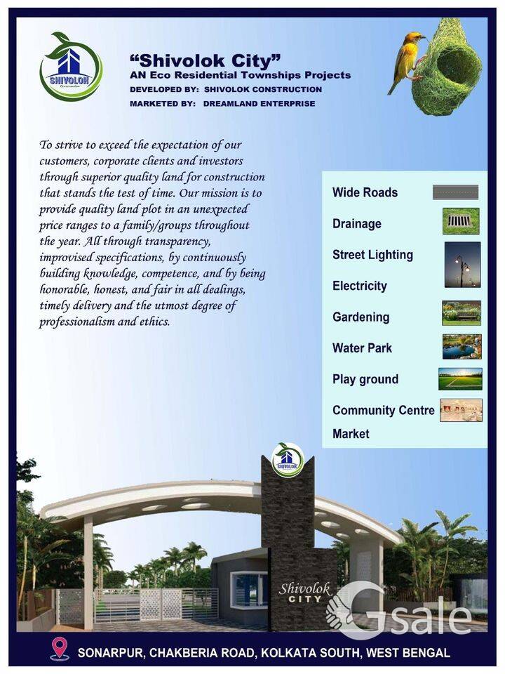 LAND FOR SALE AT SONARPUR AND BARUIPUR