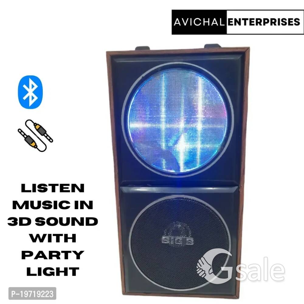 mini Tower Wireless Bluetooth Speaker Wooden Portable Bluetooth 5.0 Speakers Stereo BASS Support