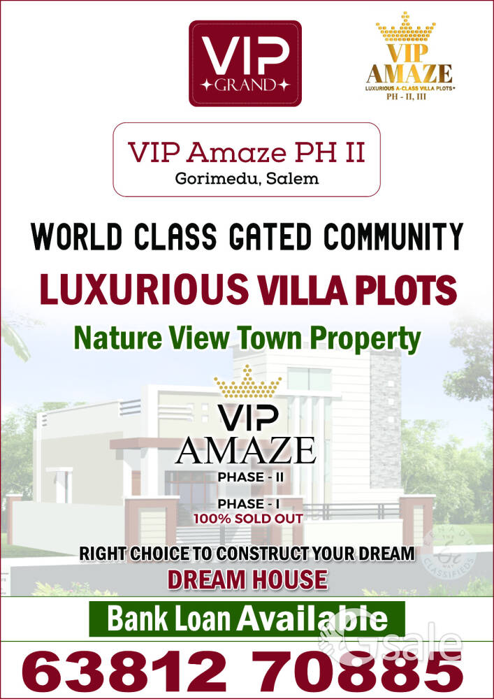 Salem corporation gorimedu location. DTCP and RERA approved property more detailed contact6381270885
