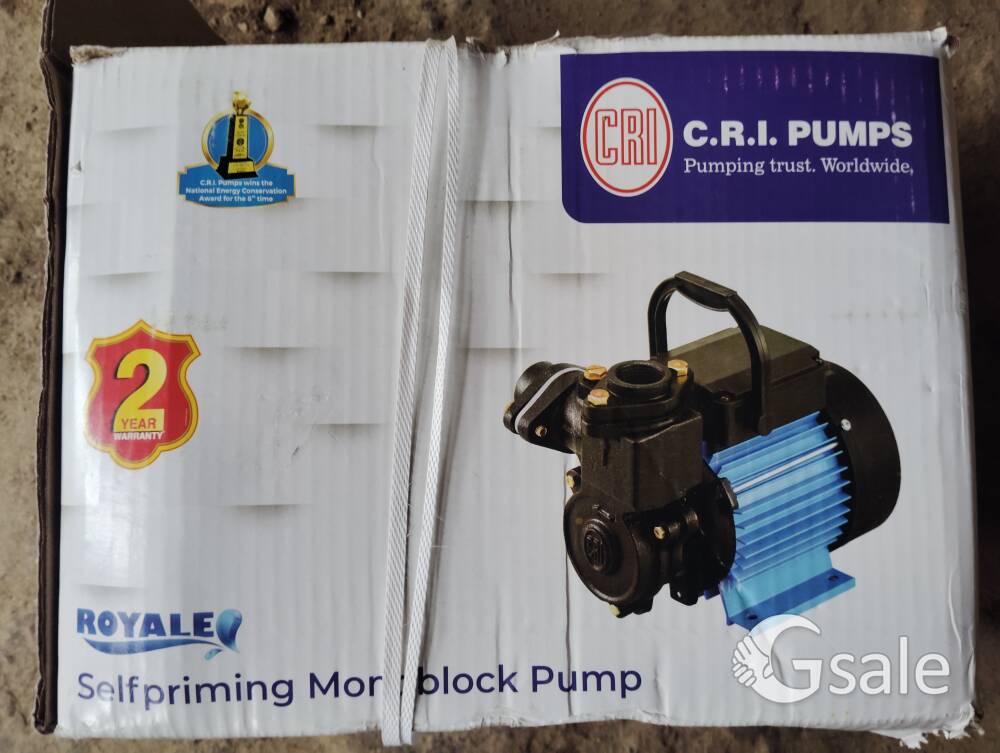 cri pump 1 hp not used newly taken 