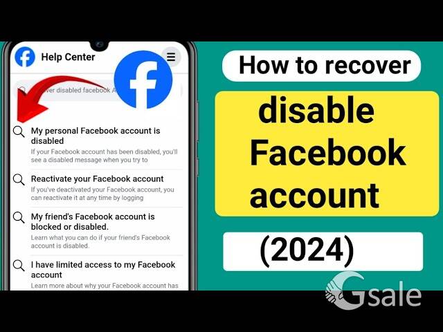 Facebook id recover 