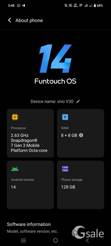 Vivo V30 Smartphone 