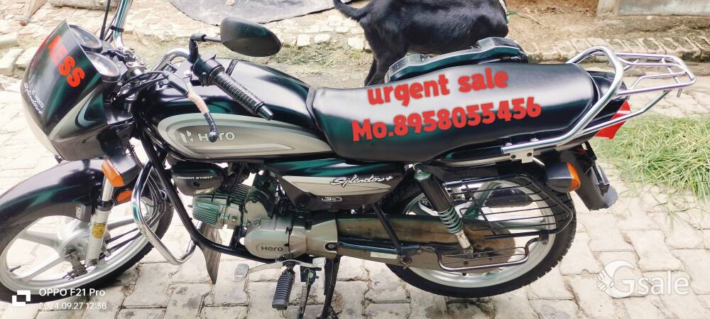 अर्जेंट सेल स्पिलेंडर प्लस i3S BS6 मॉडल 2021 किलो मीटर 15500  चली हुई मीटर ok Good condition 