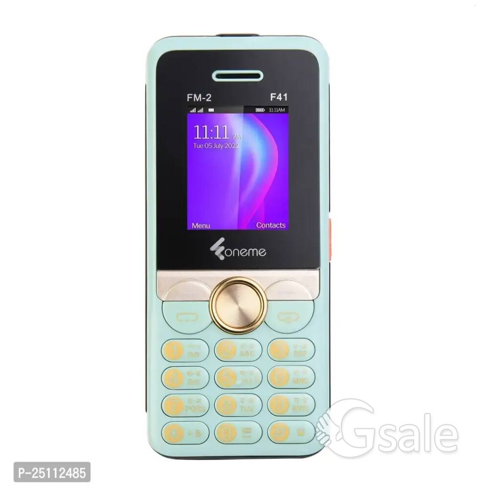 ONEME F41 Phone, 1.8" Display, 1100mAh Battery, Basic Keypad, Light Blue