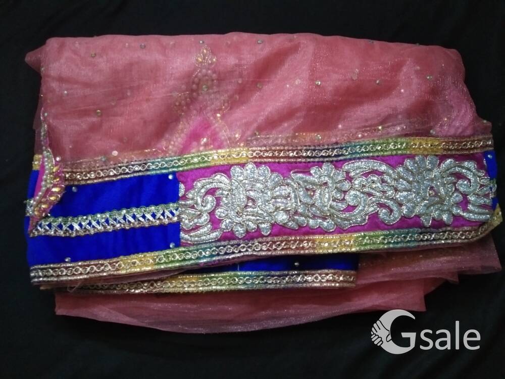 net saree with blouse 