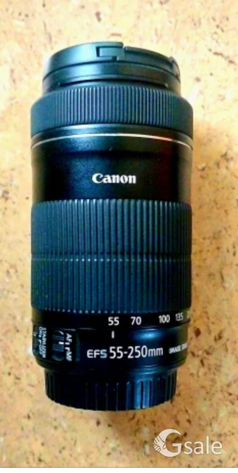 Canon STM Long lens 55-250mm