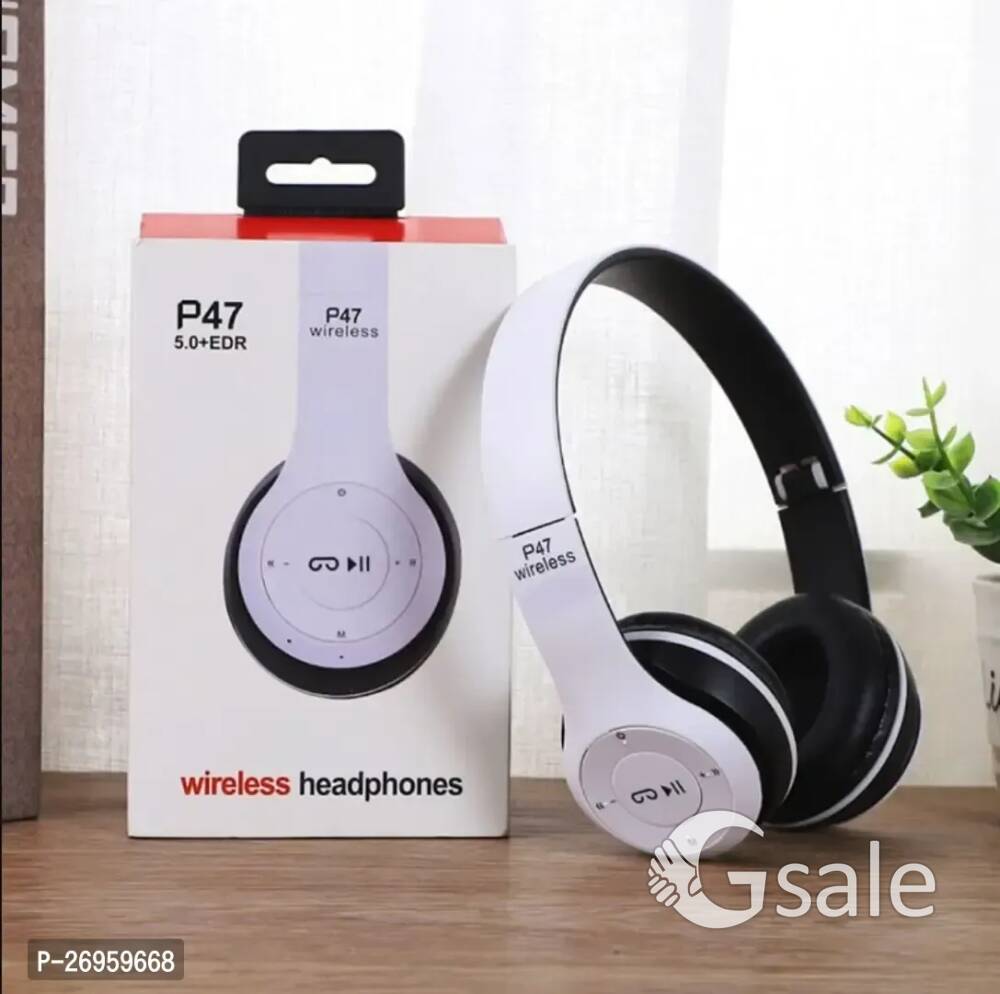 Classy Wireless Bluetooth Headphones, Pack of 1-Assorted