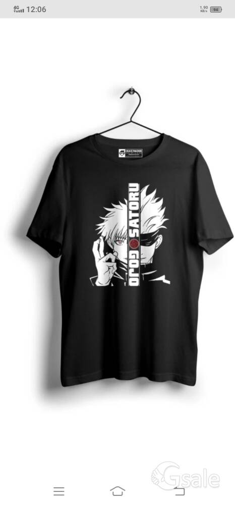 Printed Men Black Tshirt 