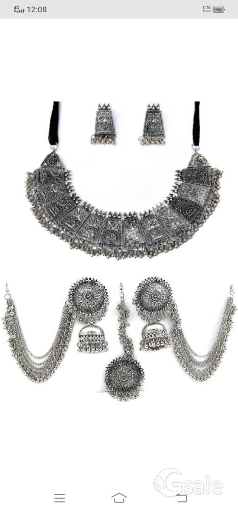 Oxidised Silver Jwellery 