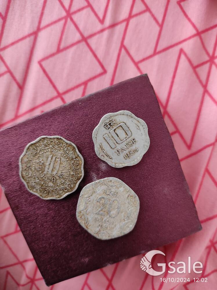 5,10,20 paisa coins