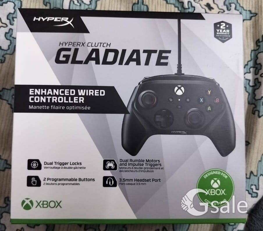 HP Hyperx Xbox gamepad Clutch Gladiate game controller sealed pack
