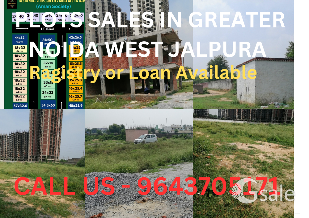 PLOTS SALES IN GREATER NOIDA WEST JALPURA 
