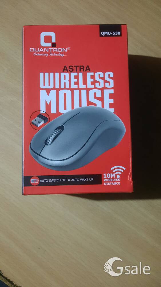 My original new mouse QUANTRON-530 is sale urgent only four weak old